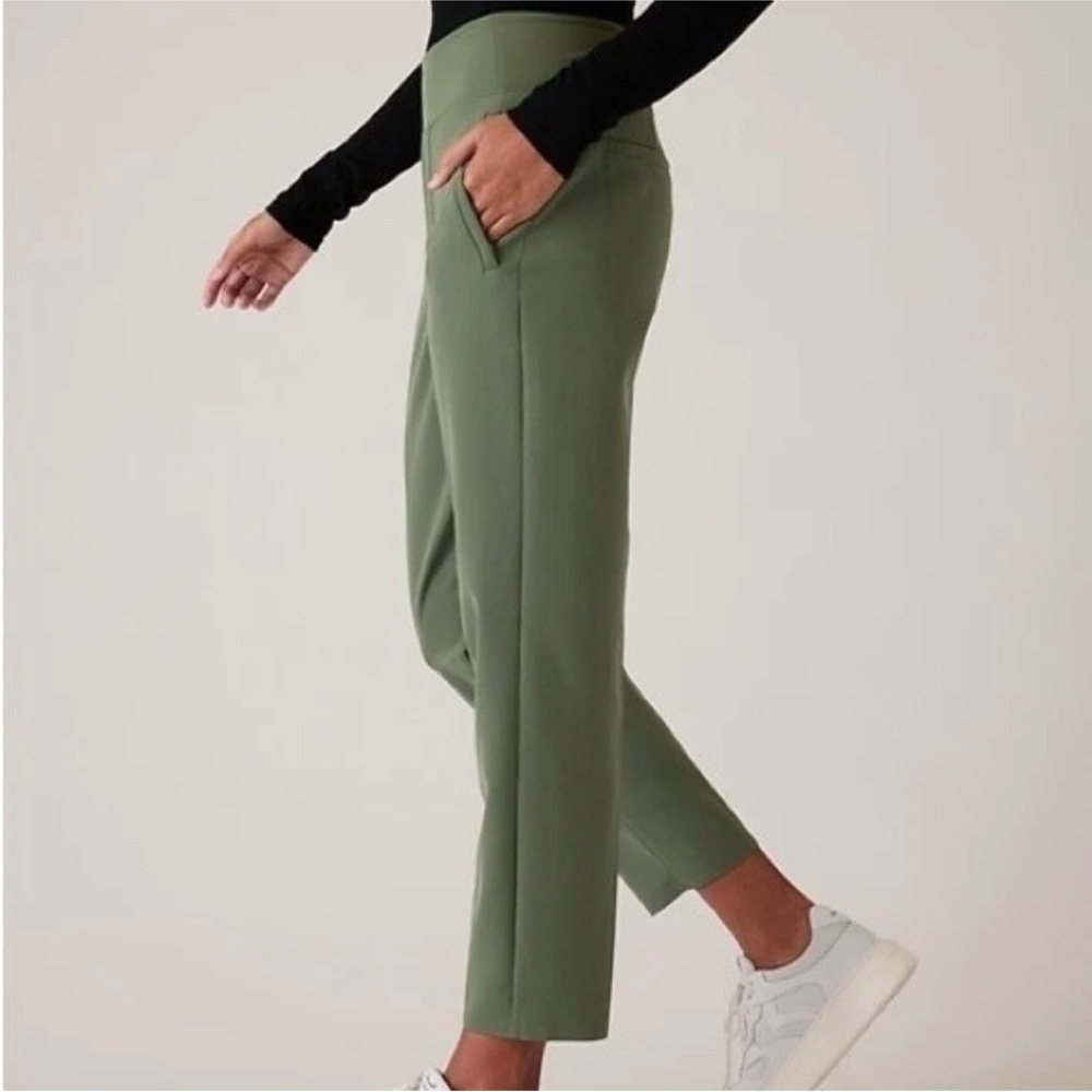 Athleta Endless Pants Deep Fern Green